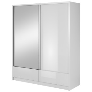 Шафа-купе з дзеркалом і шухлядами Aria I 180 - 898483
