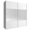 Шафа-купе з дзеркалом Mika I 150 білий без ящиків - 898455 – мініатюра 1