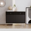 Комод 2д2ш Nova II  чорний / золото - 897673 – мініатюра 7