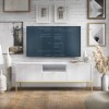 Тумба под ТВ Nova RTV154 Gold  белый / золото - 898517 – мініатюра 4