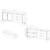 Комод Lumi 2D3S/181 з підсвіткою  дуб дунін - 896684 – мініатюра 7
