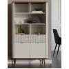 Стелаж широкий Marly 5  кашмір/горіх - 897001 – мініатюра 2