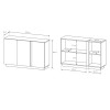 Комод Marco 3D/138  белый - 899599 – мініатюра 4
