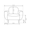 Крісло м'яке Boho  Agmamito Element 5 - 897569 – мініатюра 2