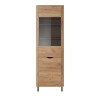 Витрина высокая Fanti 2D1W/63 дуб без подсветки - 899509 – мініатюра 3
