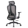 Крісло офісне-комп'ютерне ергономічне преміум HQOC-23A чорний - 895577 – мініатюра 3