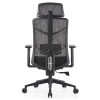 Крісло офісне-комп'ютерне ергономічне преміум HQOC-24A-2 чорний - 895575 – мініатюра 5