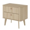 Тумба приліжкова Viki 2S з 2 шухлядами дуб бариста - 764811 – мініатюра 1