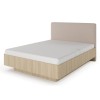 Ліжко Viki 160 з м'яким ізголів'ям дуб бариста без ламелів під матрац - 315087 – мініатюра 2