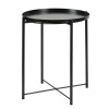 Стіл журнальний круглий Макс  чорний - 896138 – мініатюра 1