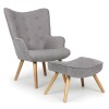 Крісло Флоріно з отоманкою сірий - 896932 – мініатюра 1