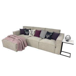 Розкладний прямий диван Belf з пуфом - 900694