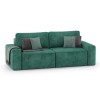 Прямий розкладний диван Loft 1  Vintage Velvet 01 Cream - 900758 – мініатюра 1