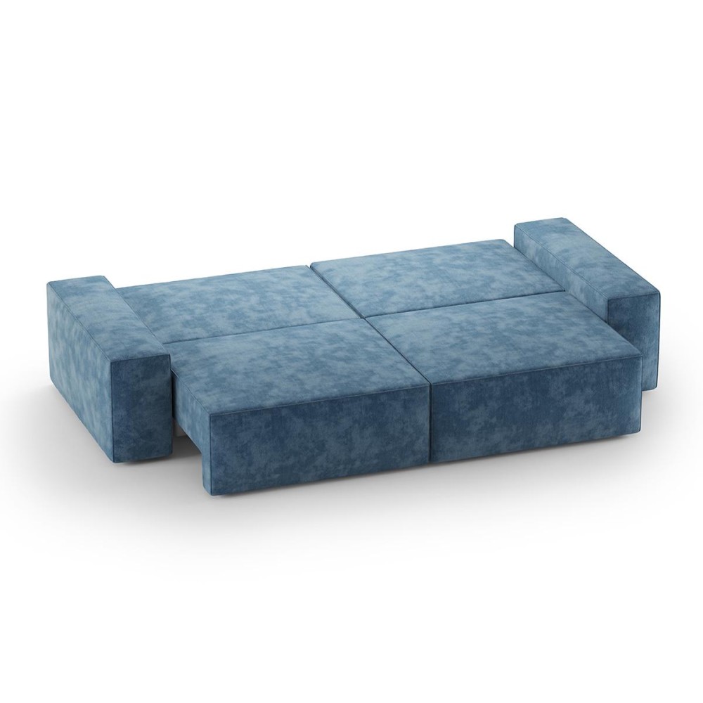 Прямой раскладной диван Loft 2  Vintage Velvet 01 Cream - 900757 – фото 6