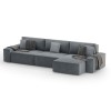 Розкладний кутовий диван Loft  Правий Vintage Velvet 01 Cream - 900759 – мініатюра 2