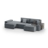 Розкладний кутовий диван Loft  Правий Vintage Velvet 01 Cream - 900759 – мініатюра 11