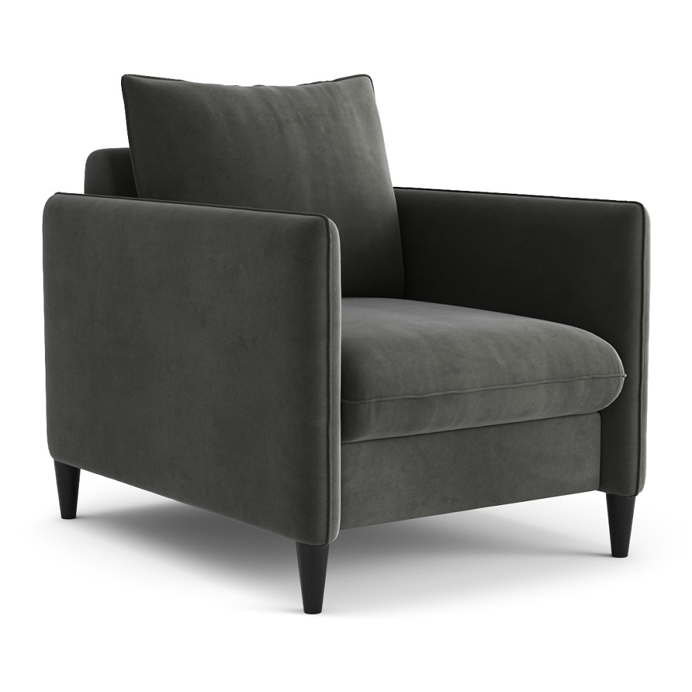 Кресло Sydney Vintage Velvet 01 Cream - 899928 – фото 7