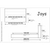 Кровать Джойс  без подъемного механизмом 120х190 P Enjoy 1 Beige - 700598 – мініатюра 2