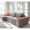 Кутовий розкладний диван Стоун  Правий Vintage Velvet 01 Cream - 897423 – мініатюра 4