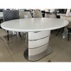 Стол обідній Sanremo Ceramic  800х1200(1600) White Marble - 100119 – 2