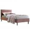 Односпальная кровать Acoma Velvet 90x200 розовый - 311140 – мініатюра 1