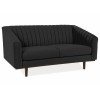 Диван Asprey Velvet 2  черный - 800532 – мініатюра 1