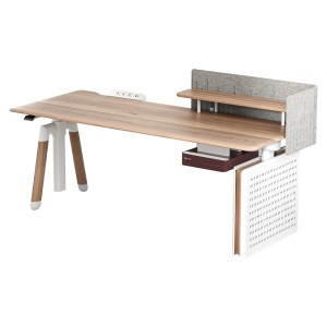 Компьютерный стол с электрорегулировкой высоты Sihoo D07 1.8m Maple/White