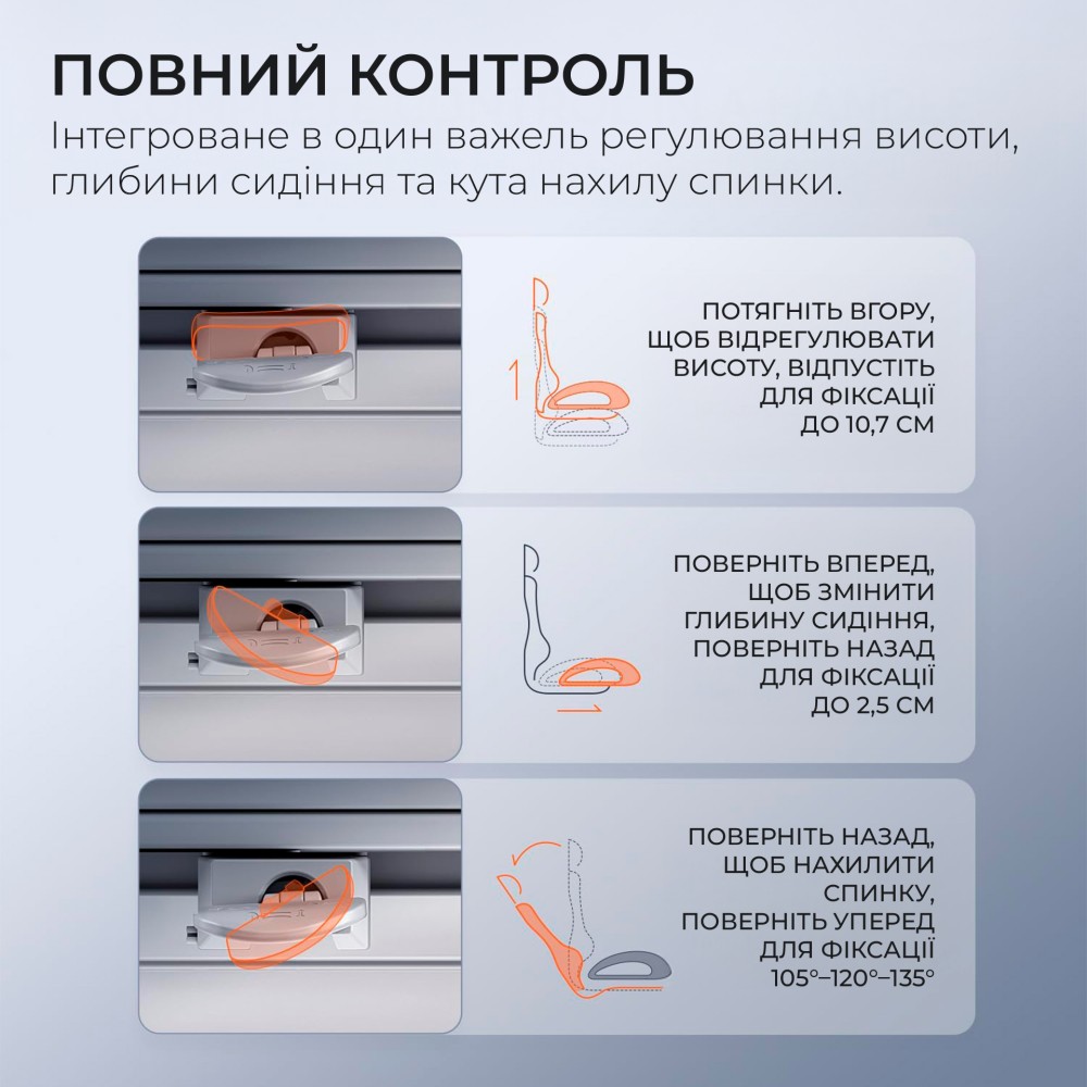 Крісло офісне Sihoo DORO C300 Pro Mesh White білий - 895917 – фото 15 Крісло офісне Sihoo DORO C300 Pro Mesh White білий - 895917 – фото 15