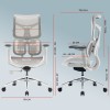 Кресло офисное Sihoo DORO S100 Mesh White белый - 895919 – мініатюра 17