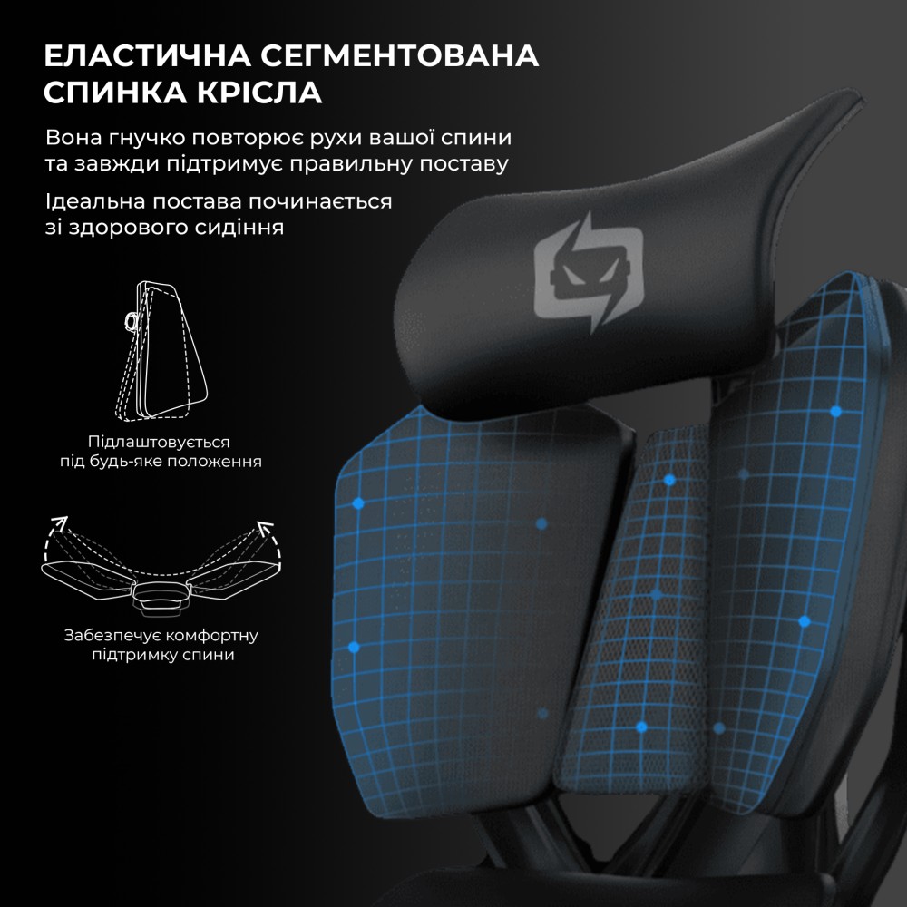 Кресло геймерское Sihoo X5C Mesh Black черный - 895914 – фото 6 Кресло геймерское Sihoo X5C Mesh Black черный - 895914 – фото 6