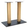 Опора Milano double wood (Милано дабл вуд) черный + дуб - 230113 – мініатюра 1