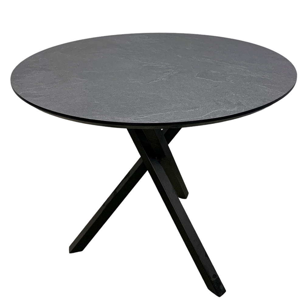 Круглий стіл HPL Основа Христовидна Exes (Сланець Юрський антрацит) чорний 800 мм - 898865 – фото 1 Круглий стіл HPL Основа Христовидна Exes (Сланець Юрський антрацит) чорний 800 мм - 898865 – фото 1