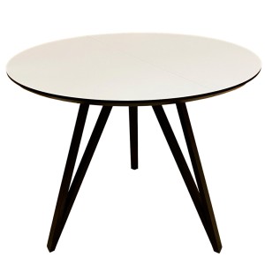Розкладний круглий стіл HPL Три стріли Arrows (Білий преміум) - 898836