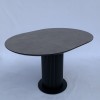 Круглий розкладний стіл HPL Циліндр з нагелів на пластині (Arpa 3324 MIKA) чорний Ø90+33 см - 898842 – мініатюра 7