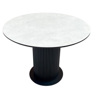 Круглий розкладний стіл HPL Циліндр з нагелів на пластині (Arpa MIKA 3328) - 898845