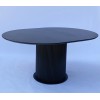Розкладний стіл HPL Циліндр з нагелів на пластині (Чорний)  чорний Ø90+33 см - 898844 – 2