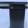 Раскладной стол HPL Цилиндр из нагелей на пластине (Черный)  черный Ø90+33 см - 898844 – 4