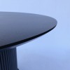 Раскладной стол HPL Цилиндр из нагелей на пластине (Черный)  черный Ø90+33 см - 898844 – 5