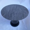 Круглый стол HPL Цилиндр из нагелей на пластине (Arpa 3432 LOSA)  черный 800 мм - 898863 – 3