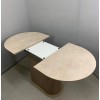 Раскладной овальный стол HPL Овальное основание из нагелей на пластине (ARPA Mika 3327)  120+40х80 см бежевый - 898826 – 6