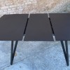 Розкладний прямокутний стіл HPL Стріли Arrows (Чорний)  чорний 120+40х80 см - 898832 – 4