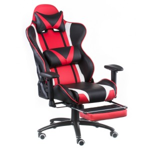Кресло геймерское ExtremeRace black/red with footrest - 133043