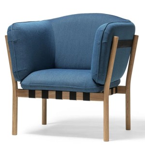 Деревянное кресло Dowel 363-392 с мягким сиденьем - 898152