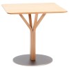 Деревянный стол Bloom Central 4M5-276 квадратный  600х600 бук B0 - natural varnish - 898144 – мініатюра 1