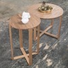 Дерев'яний круглий стіл Delta 4MJ-725 ø60  бук B0 - natural varnish - 898138 – 5