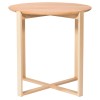 Дерев'яний круглий стіл Delta 4MJ-725 ø60  бук B0 - natural varnish - 898138 – 2