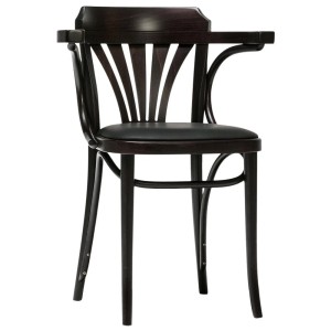 Деревянное кресло 024 323-024 с мягким сиденьем - 898146
