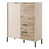 Комод високий Хюге  бежевий - 702382 – мініатюра 1