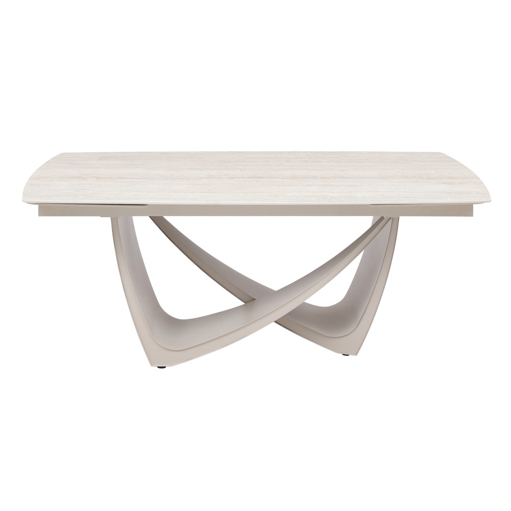 Стіл Беатріче TML-994 грей травертін + бежевий - 896180 – фото 1 Стіл Беатріче TML-994 грей травертін + бежевий - 896180 – фото 1