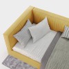 Детская кровать Parma  80х200 без подъемного механизмом Правый Magic Beige - 702501 – мініатюра 3